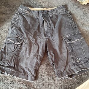 American Eagle Outfitters Dark Gray Cargo Shorts